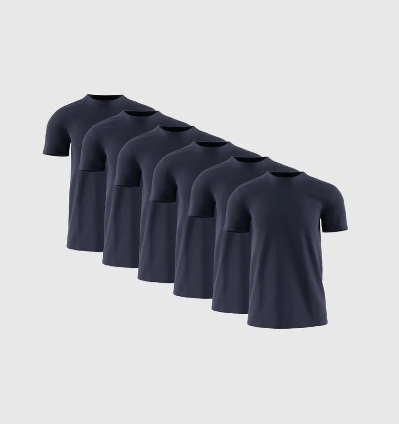 Pack of 6 - Navy Blue