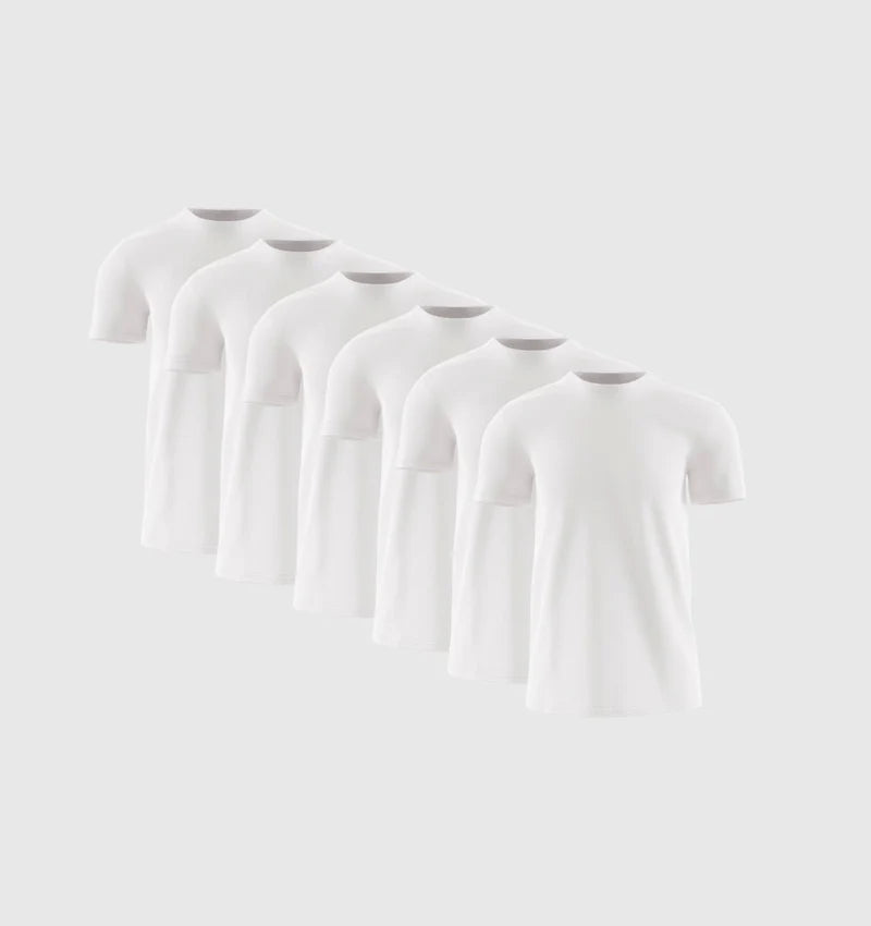 Pack of 6 - White