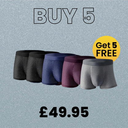 Bamboo Fibre Boxer Shorts - For All-Day Comfort