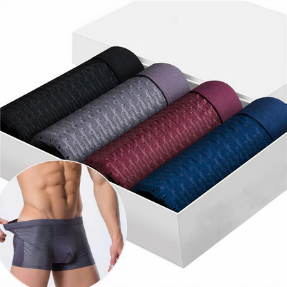 Bamboo Fibre Boxer Shorts - For All-Day Comfort