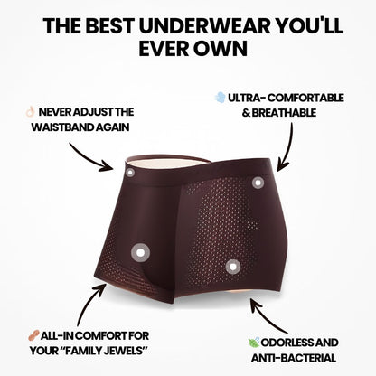 Bamboo Fibre Boxer Shorts - For All-Day Comfort